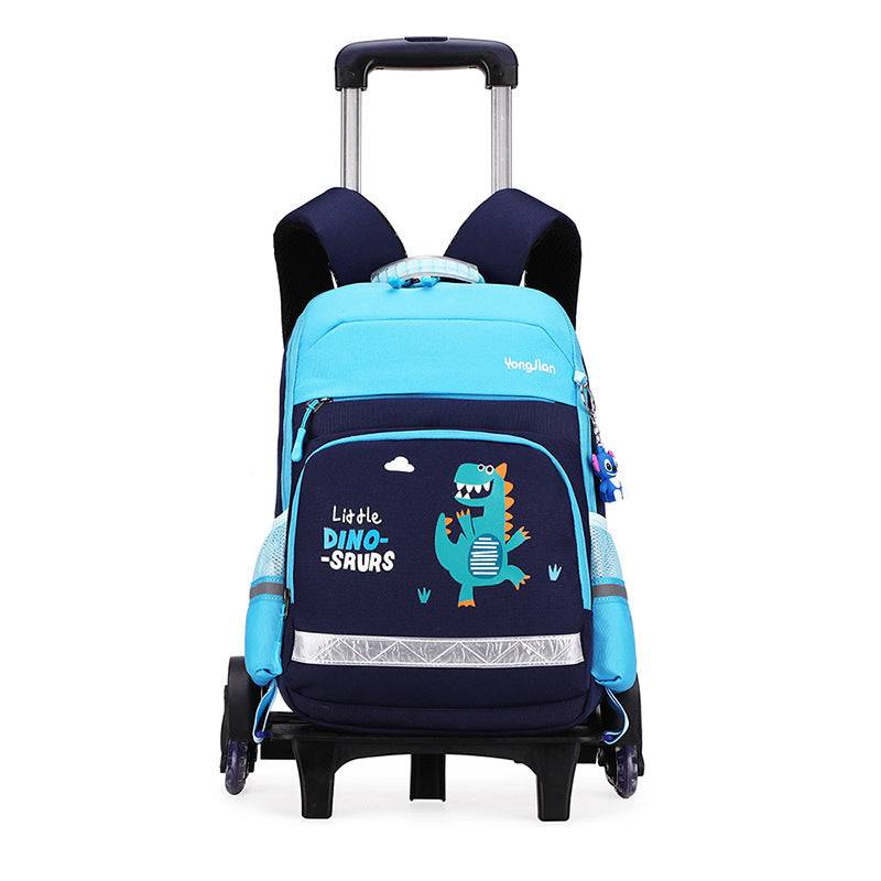 Korean Detachable Trolley Bag for Kids School Backpack