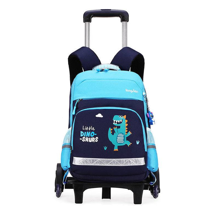 Korean Detachable Trolley Bag for Kids School Backpack