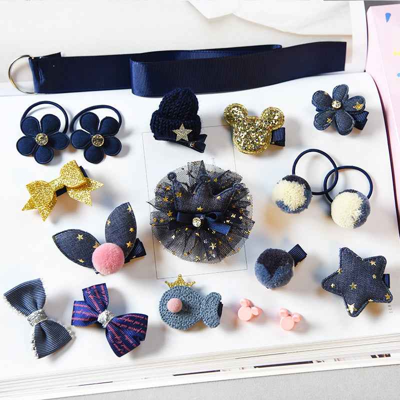 Girls Hair Accessories Set  Cute Clips & Headbands