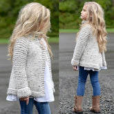 Girls Cardigan Sweater Coat  Stylish Kids Knitwear