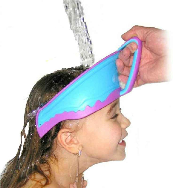Kids Silicone Adjustable Shampoo Cap  Bathing Hat