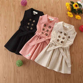 Summer Toddler Girl Princess Dress Sleeveless Party A-Line