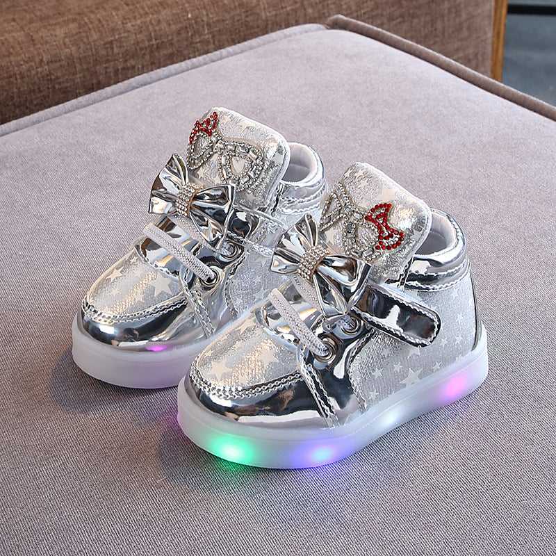 LED Shoe Magic Button Light-Up Sneaker Accessory