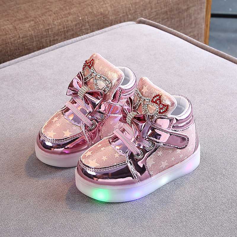LED Shoe Magic Button Light-Up Sneaker Accessory