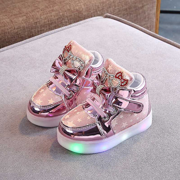 LED Shoe Magic Button Light-Up Sneaker Accessory