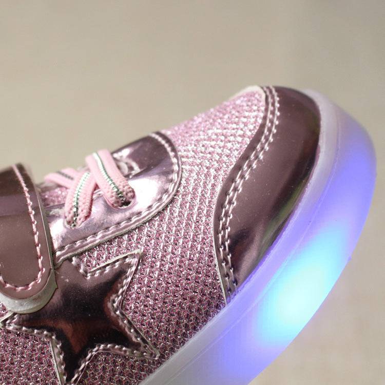 LED Shoe Magic Button Light-Up Sneaker Accessory