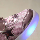 LED Shoe Magic Button Light-Up Sneaker Accessory