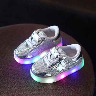 LED Shoe Magic Button Light-Up Sneaker Accessory