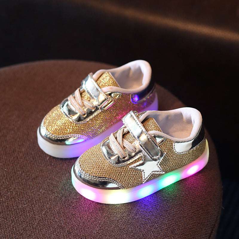 LED Shoe Magic Button Light-Up Sneaker Accessory