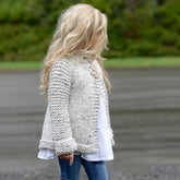 Girls Cardigan Sweater Coat  Stylish Kids Knitwear