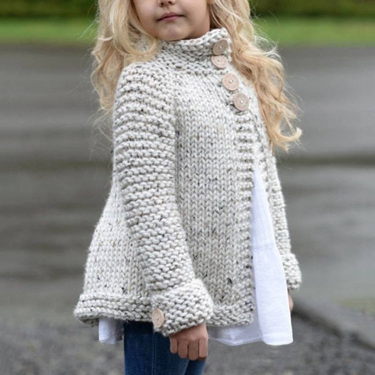 Girls Cardigan Sweater Coat  Stylish Kids Knitwear