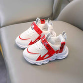 Kids Alphabet Mesh Luminous Shoes  Breathable Sports Shoes
