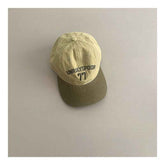 Kids Color-Block Baseball Cap  Stylish Soft-Crown Hat
