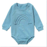 Spring & Autumn Baby Romper  Long Sleeve Waffle Outfit