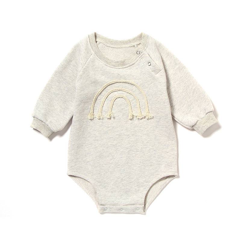 Spring & Autumn Baby Romper  Long Sleeve Waffle Outfit