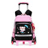 Korean Detachable Trolley Bag for Kids School Backpack