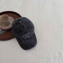 Vintage Kids Baseball Cap  Distressed Embroidered Hat